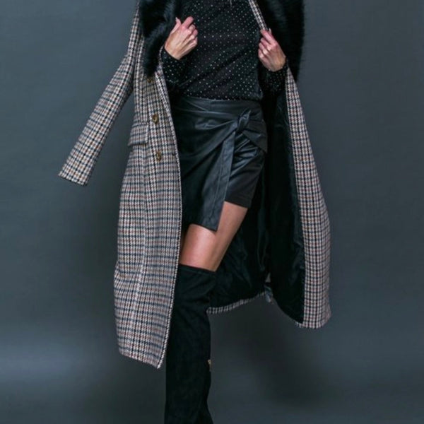 Essence Vegan Leather Midi Dress – SAM D'MONES