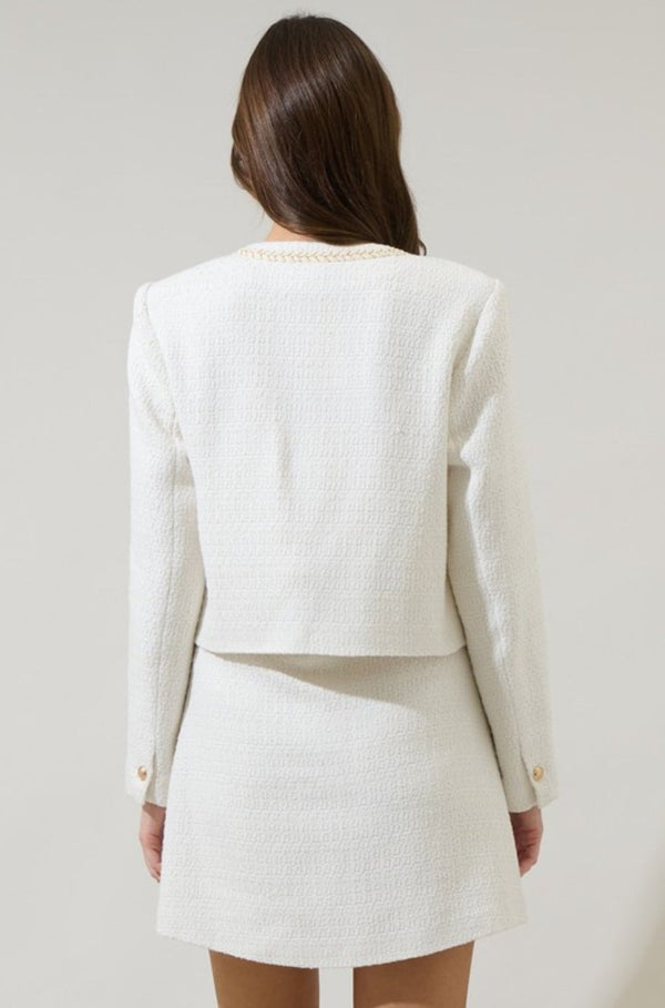 Martha White Tweed Blazer