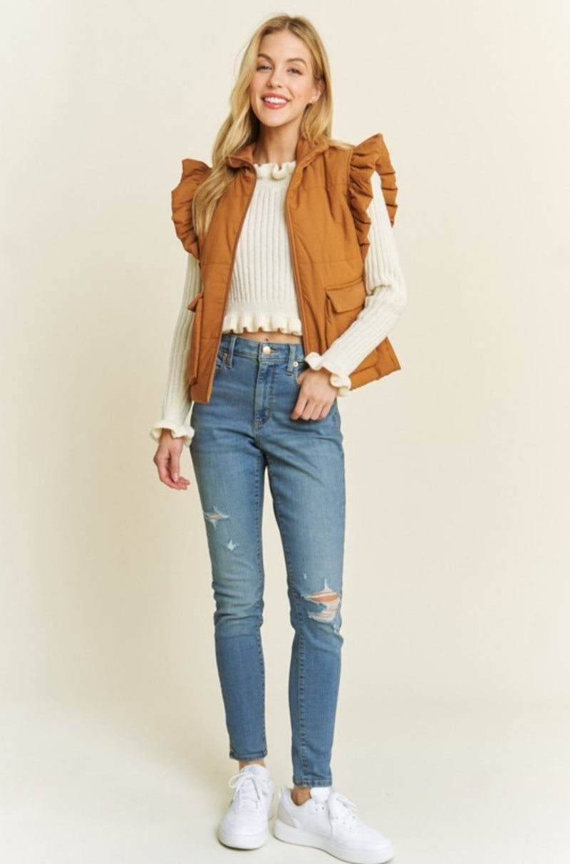 Kathy Camel Vest