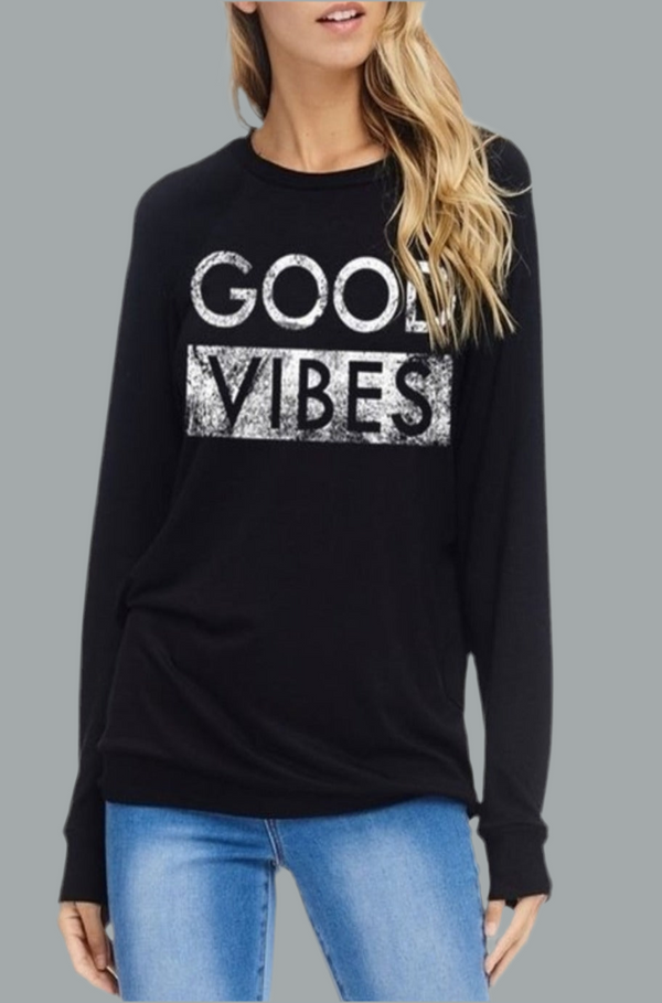 Good Vibes Graphic Long sleeve