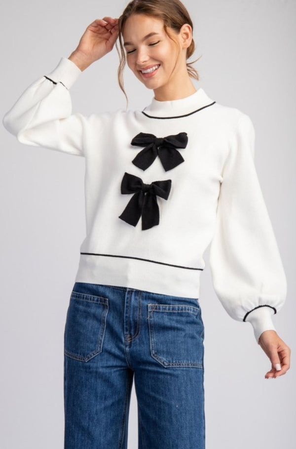 Max Double Ribbon Sweater