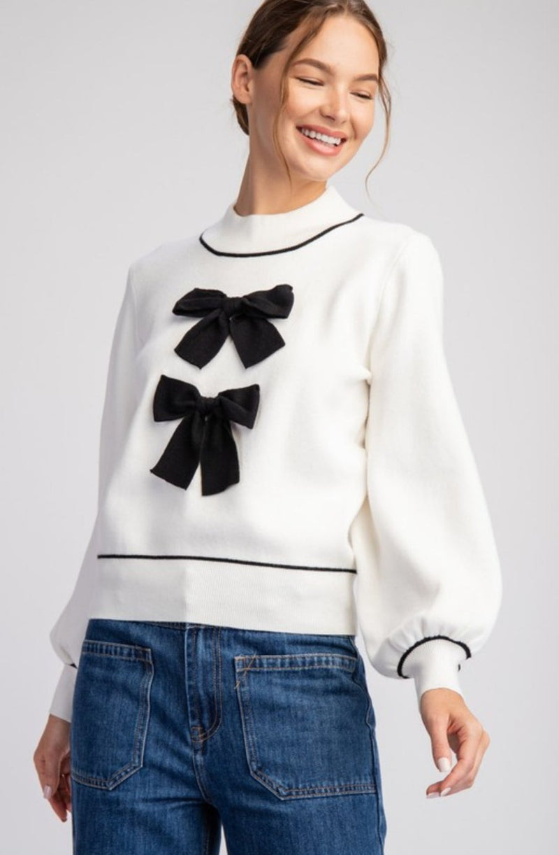 Max Double Ribbon Sweater