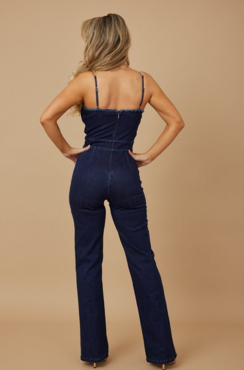 Brandi Denim Jumpsuit