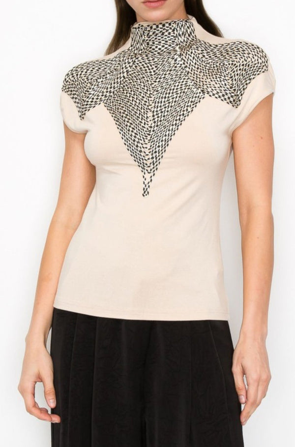 Stephanie Rope Embroidered Top