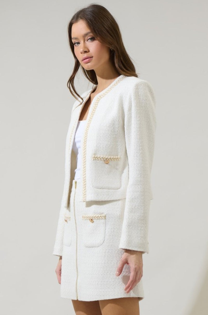 Martha White Tweed Blazer