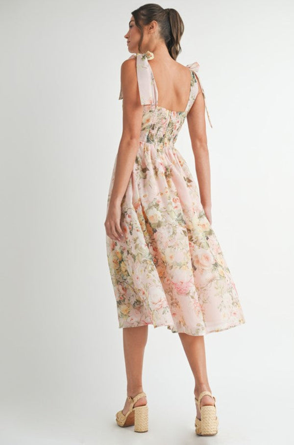 Lilith Floral Midi Dress