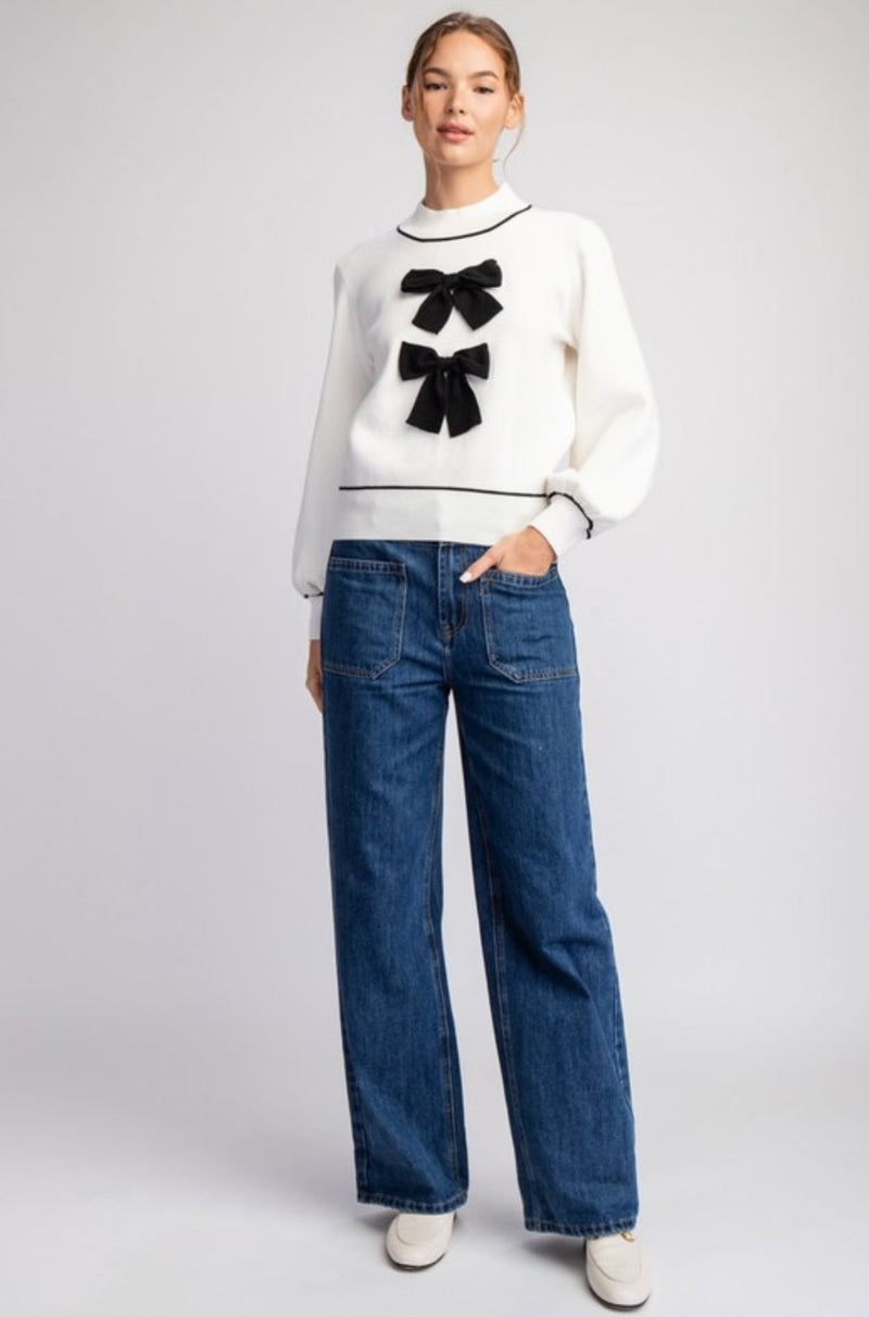 Max Double Ribbon Sweater